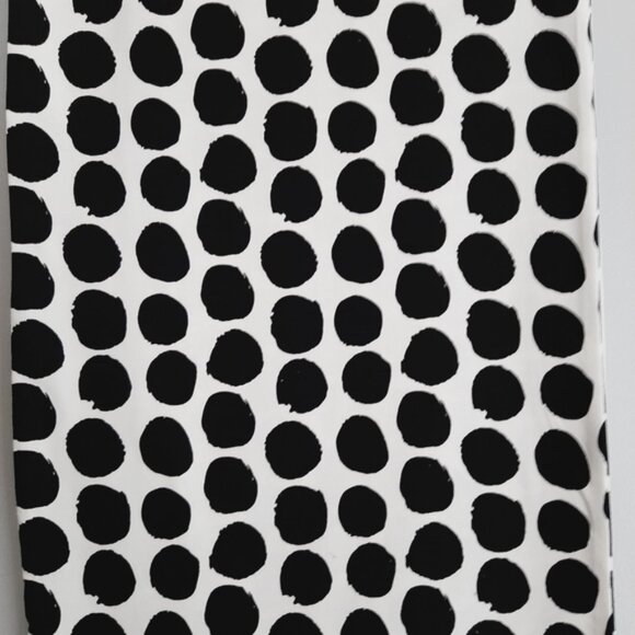 NEW - VEENA | Organic Cotton Blend Polka Dot Infinity Scarf B&W Sz OS - Picture 5 of 14